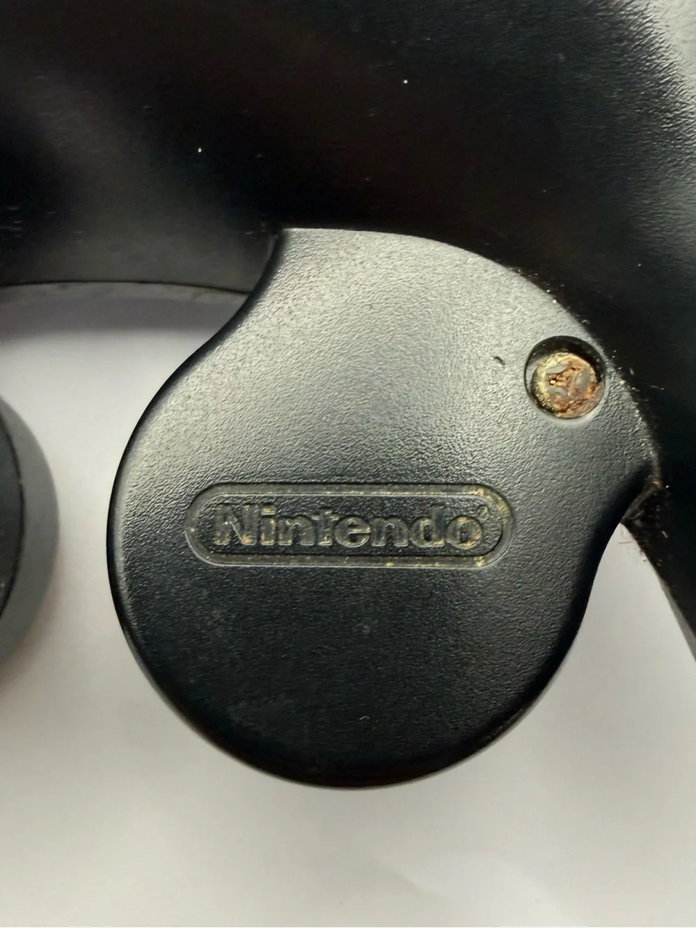 Lot of 2 OEM Gamecube Controllers - Pair Of Silver & Black Tested Original